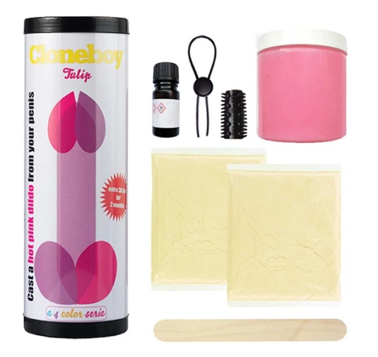 Zestaw do klonowania penisa - Cloneboy Dildo Tulip Hot Pink